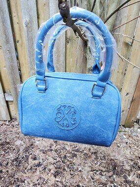 *NWT* Women's CXL Christian Lacroix Denim Color handbag satchel